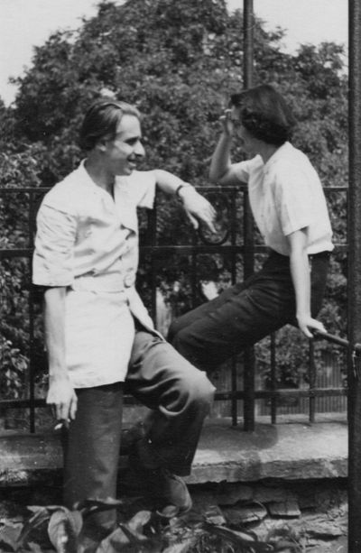 Karl Katstaller und Ehrentraut Schott, um 1950