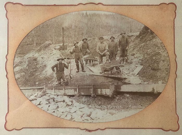 Goldschürfer, historische Aufnahme