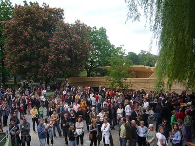 Eröffnung der Plattform "... ich will an den Inn" im Rahmen der "Architekturtage 2008"