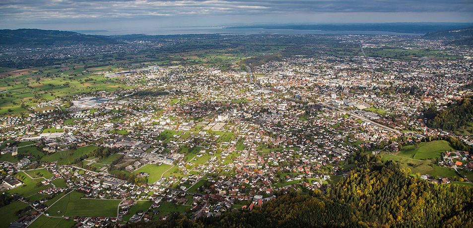 Luftbild Dornbirn