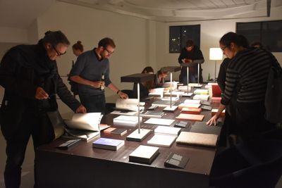 Ausstellungseröffnung "Lars Müller: Bücher bauen"