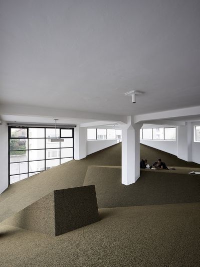 Die von Snøhetta im aut eingerichtete "Soziale Landschaft", 2017