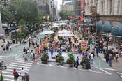Herald Square, New York City, nach der Transformation durch Gehl Architects