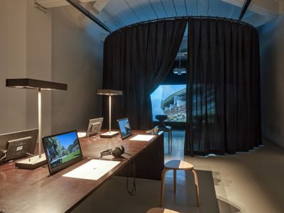 Blick in die Ausstellung "Über Othmar Barth" im aut