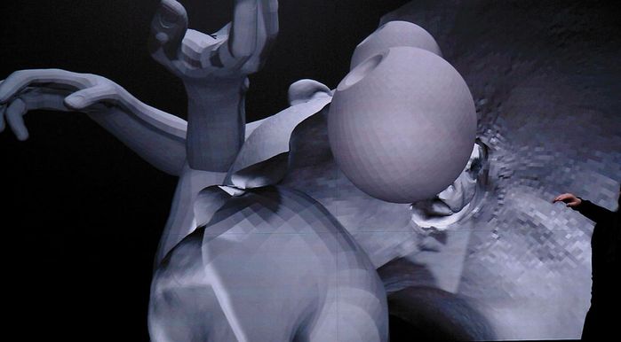 INTRA SPACE, Probe im Set Up – im Kopfraum von Bob, 2017