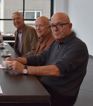 Andreas Egger (mit Siebert Haas und Hermann Kastner, von li. nach re.) im aut