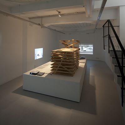 Blick in die Ausstellung "Christian Kerez: Traum & Wirklichkeit"