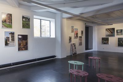 Blick in die Ausstellung "Italomodern 2" im aut