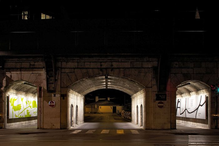 Durchfahrt und Durchgänge Dreiheiligenstraße