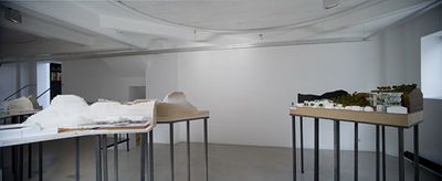 Blick in die Ausstellung "Wettbewerb Sternbrauerei Salzburg"