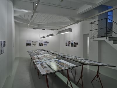 Blick in die Ausstellung "Neues Bauen in Tirol 2020"