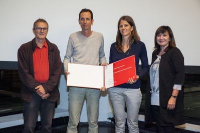 Auszeichnung des Landes Tirol für "Büro am Anger, Zirl"