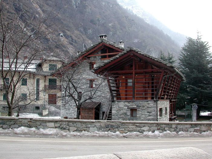 Sanierung und Rekonstruktion, zweier Walserhäuser, Alagna Valesia, I, Architektur: Clerici Balzarotti Architetti, Milano