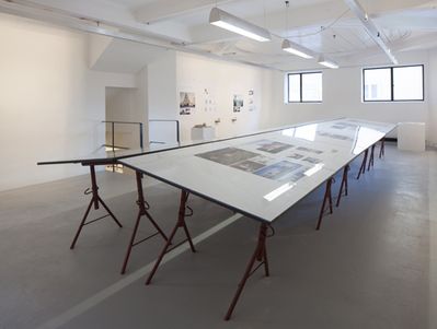 Blick in die Ausstellung "ZV Bauherrenpreis 2012" im aut