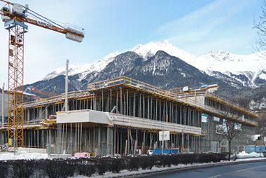 Baustelle 'Q-West', Innsbruck, Architektur: ARGE Reitter-Eck&Reiter